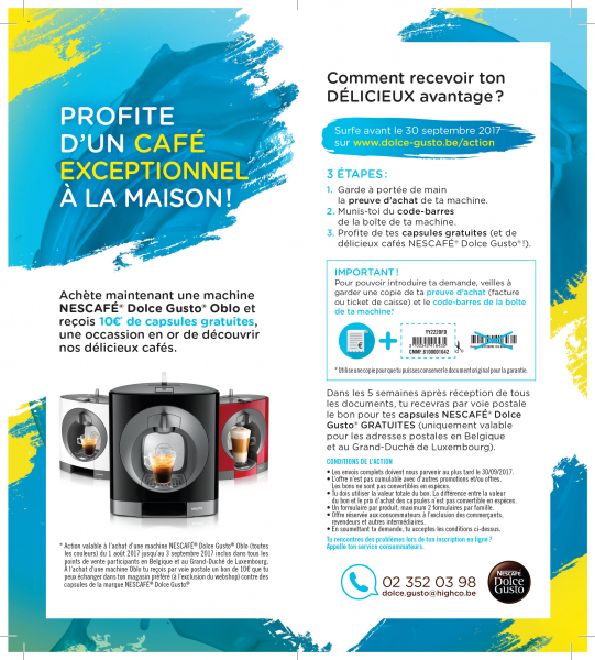 Dolce Gusto leaflet